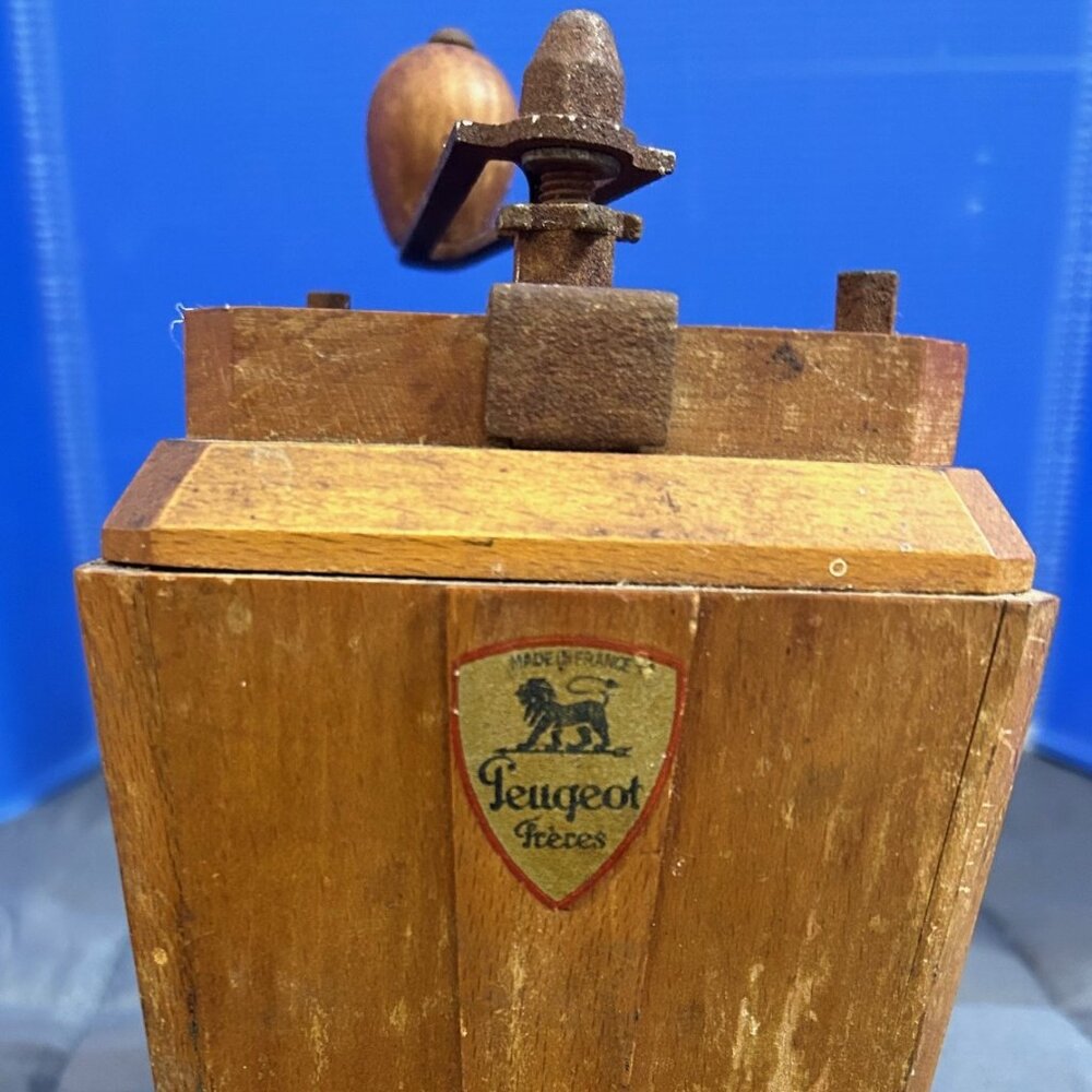 Peugeot Freres antique coffee grinder, 1930s